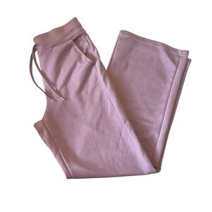 Lounge Scuba Pants Lavender Pink‎ High Waist Wide Leg Waistband Tart Intimates S